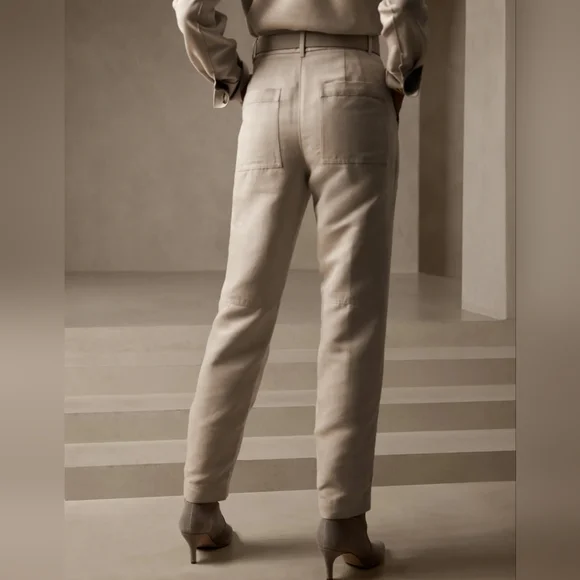 NWT BANANA REPUBLIC | Vegan Suede Pants - Picture 2 of 5